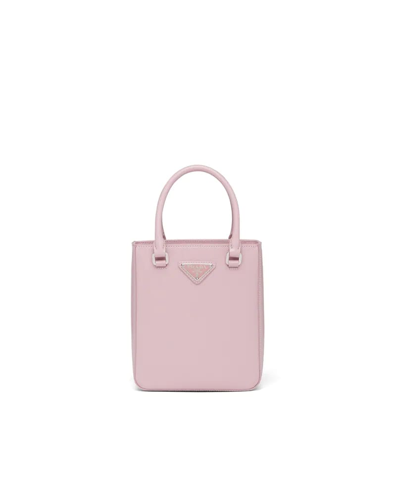 Brushed Leather Tote, Prada Small Square Handbag