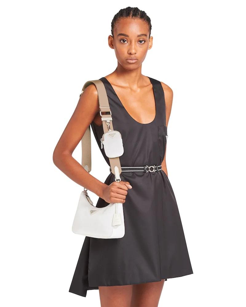 Prada Re-Edition 2005 Bag, Re-Nylon Shoulder, Saffiano Trim
