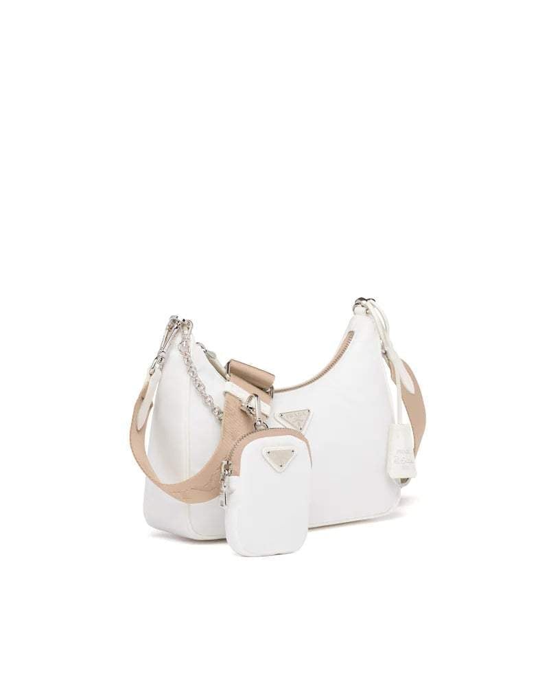 Prada Re-Edition 2005 Bag, Re-Nylon Shoulder, Saffiano Trim