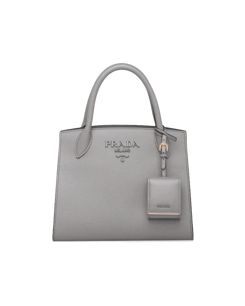 Prada Saffiano Monochrome Bag, Small Leather, Gold Hardware
