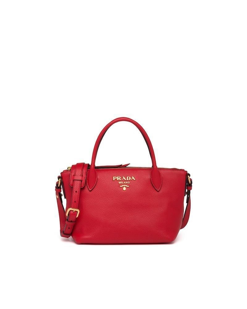 Designer Style Leather Handbag, Prada Shoulder Strap
