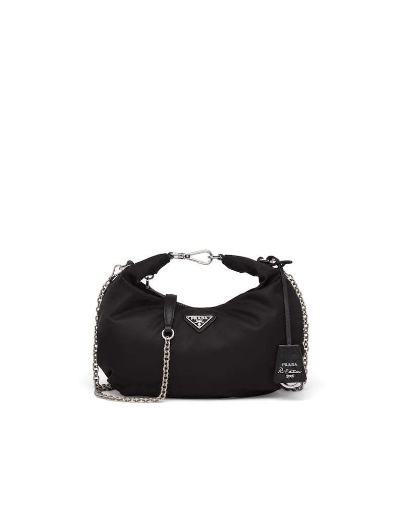 Prada Re-Edition 2006 Nylon Shoulder Bag, 22cm Width