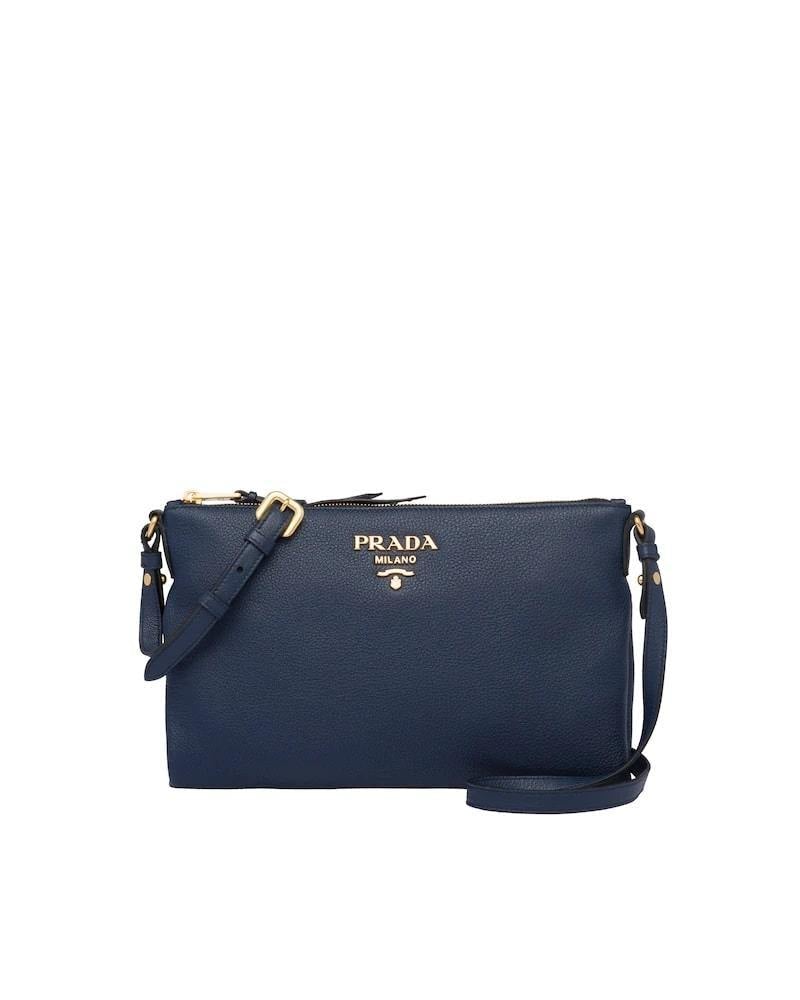 Prada Leather Shoulder Bag, Calf Leather, 30cm Width