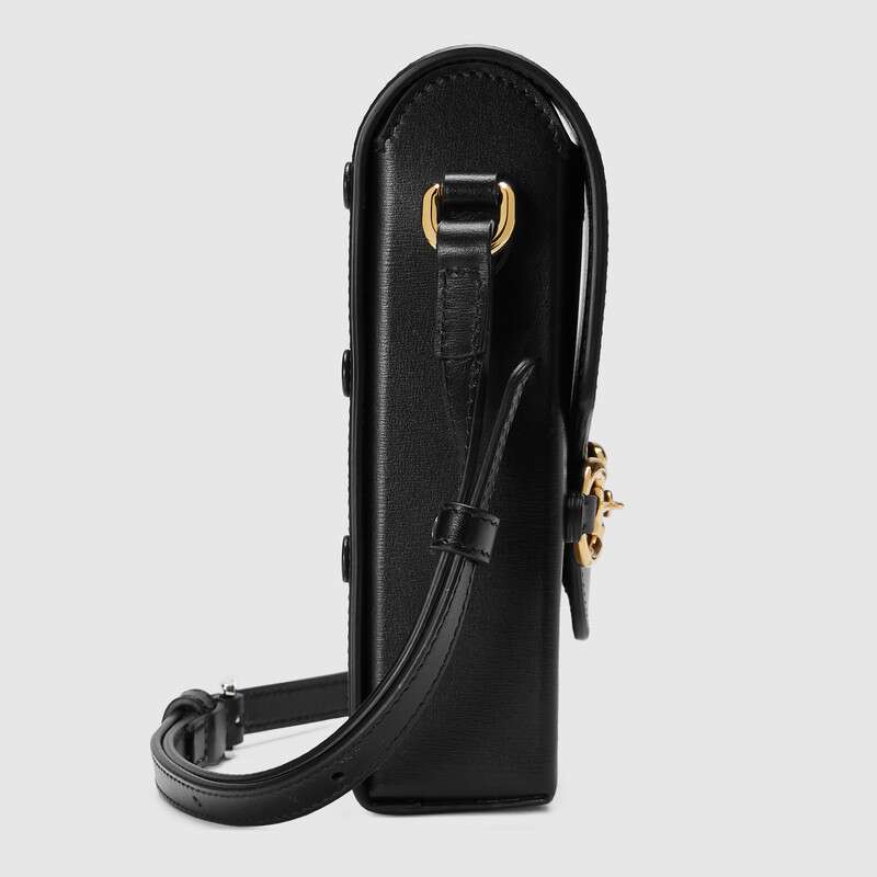 Gucci Horsebit 1955 Mini Bag Black Leather