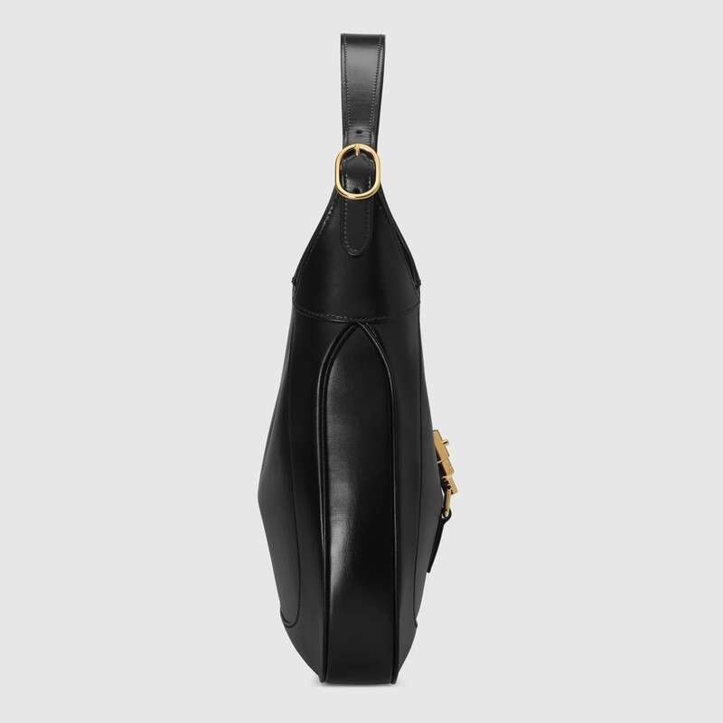 Gucci Jackie 1961 Medium Shoulder Bag Black Leather