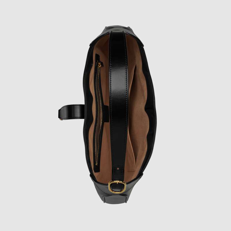 Gucci Jackie 1961 Medium Shoulder Bag Black Leather