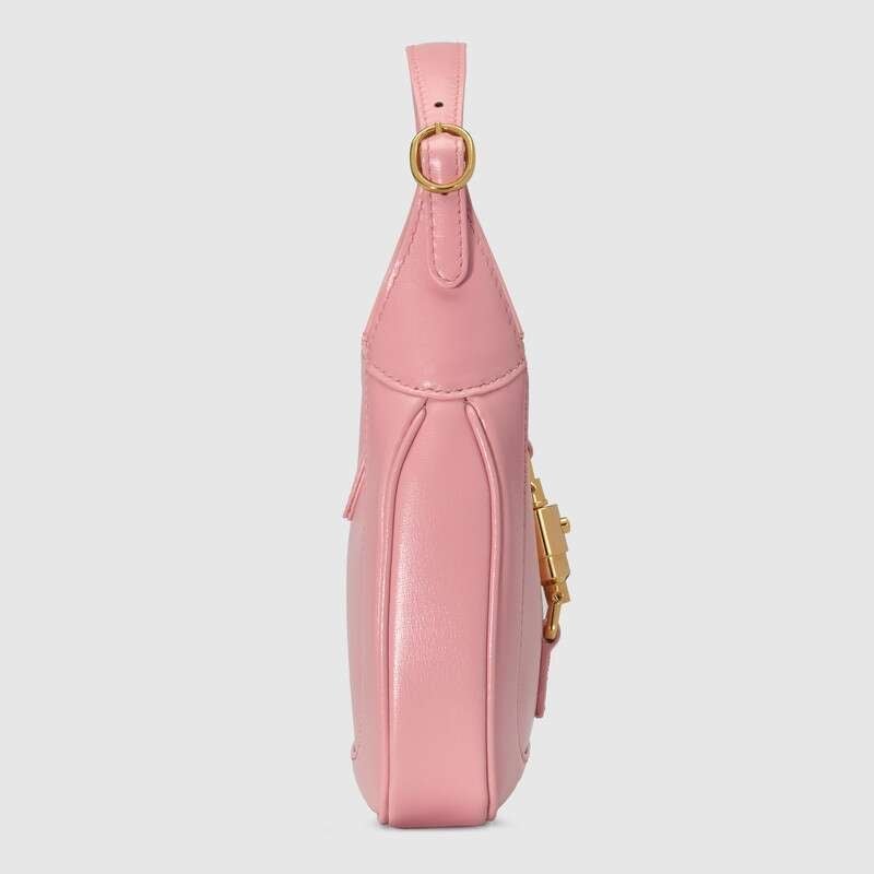 Gucci Jackie 1961 Small Shoulder Bag Light Pink Leather