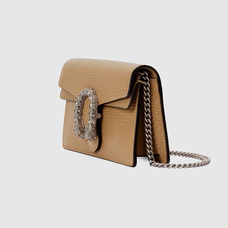 Gucci Dionysus Super Mini Bag Cognac Leather