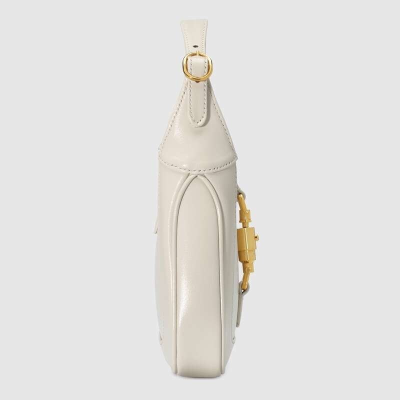 Gucci Jackie 1961 Small Shoulder Bag White Leather