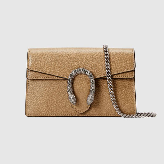 Gucci Dionysus Super Mini Bag Cognac Leather