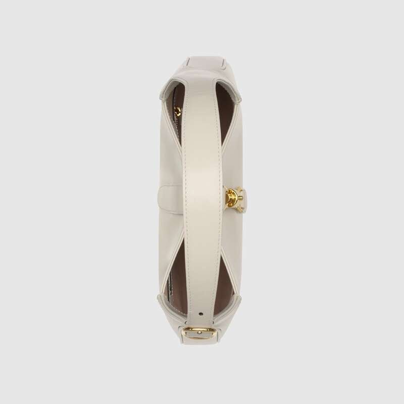 Gucci Jackie 1961 Medium Shoulder Bag White leather