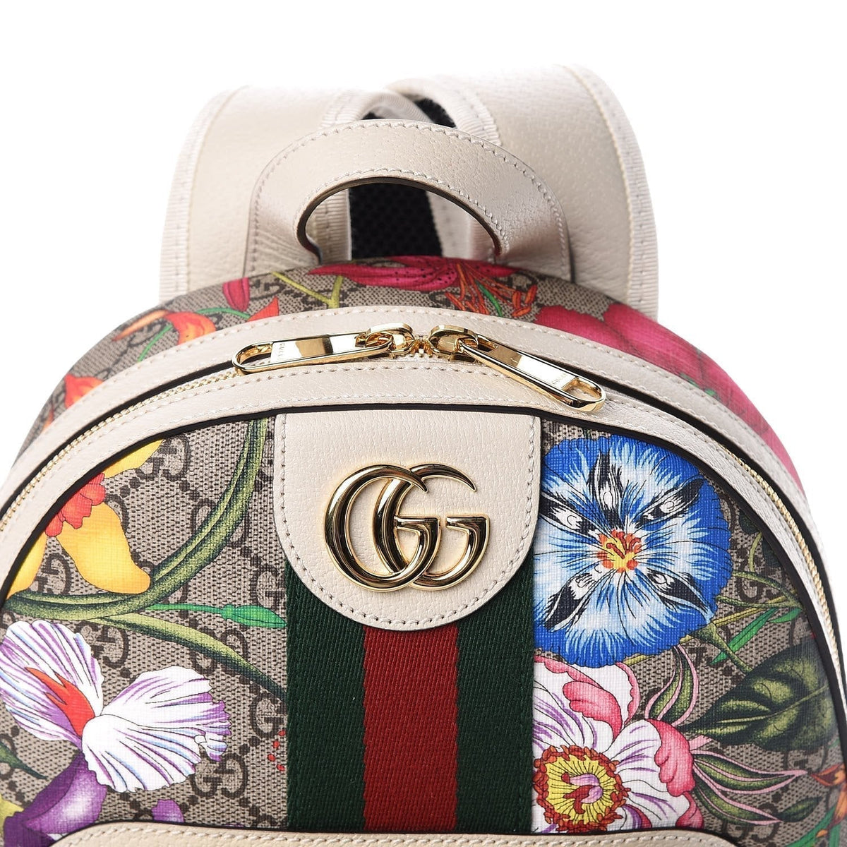 Gucci Flora Backpack, GG Supreme Monogram, Small Day Bag