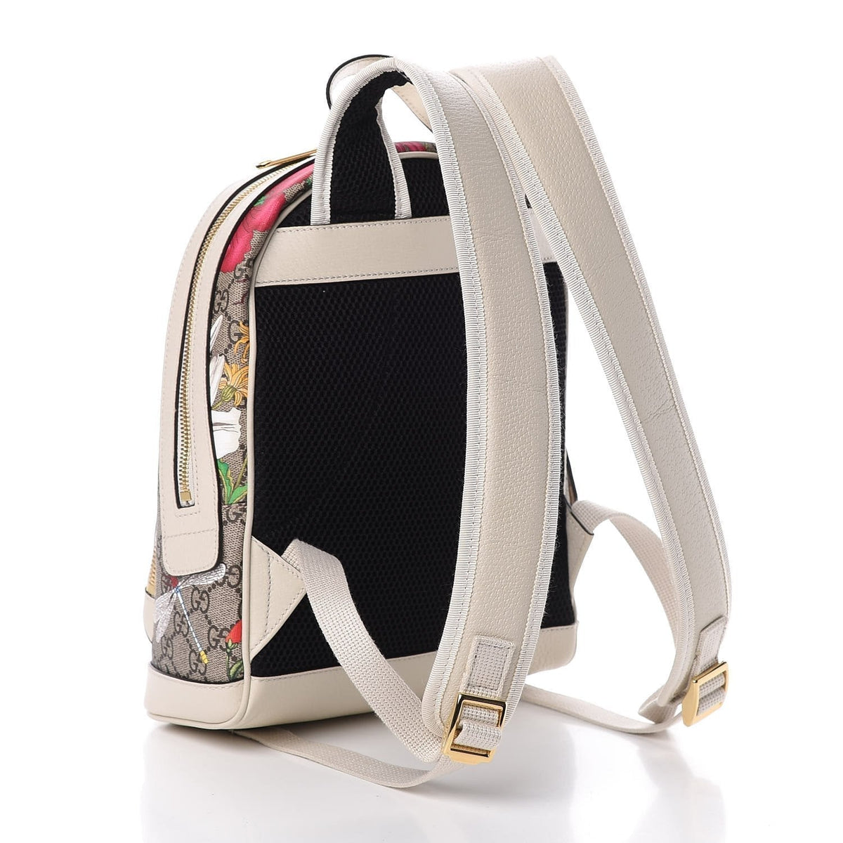 Gucci Flora Backpack, GG Supreme Monogram, Small Day Bag