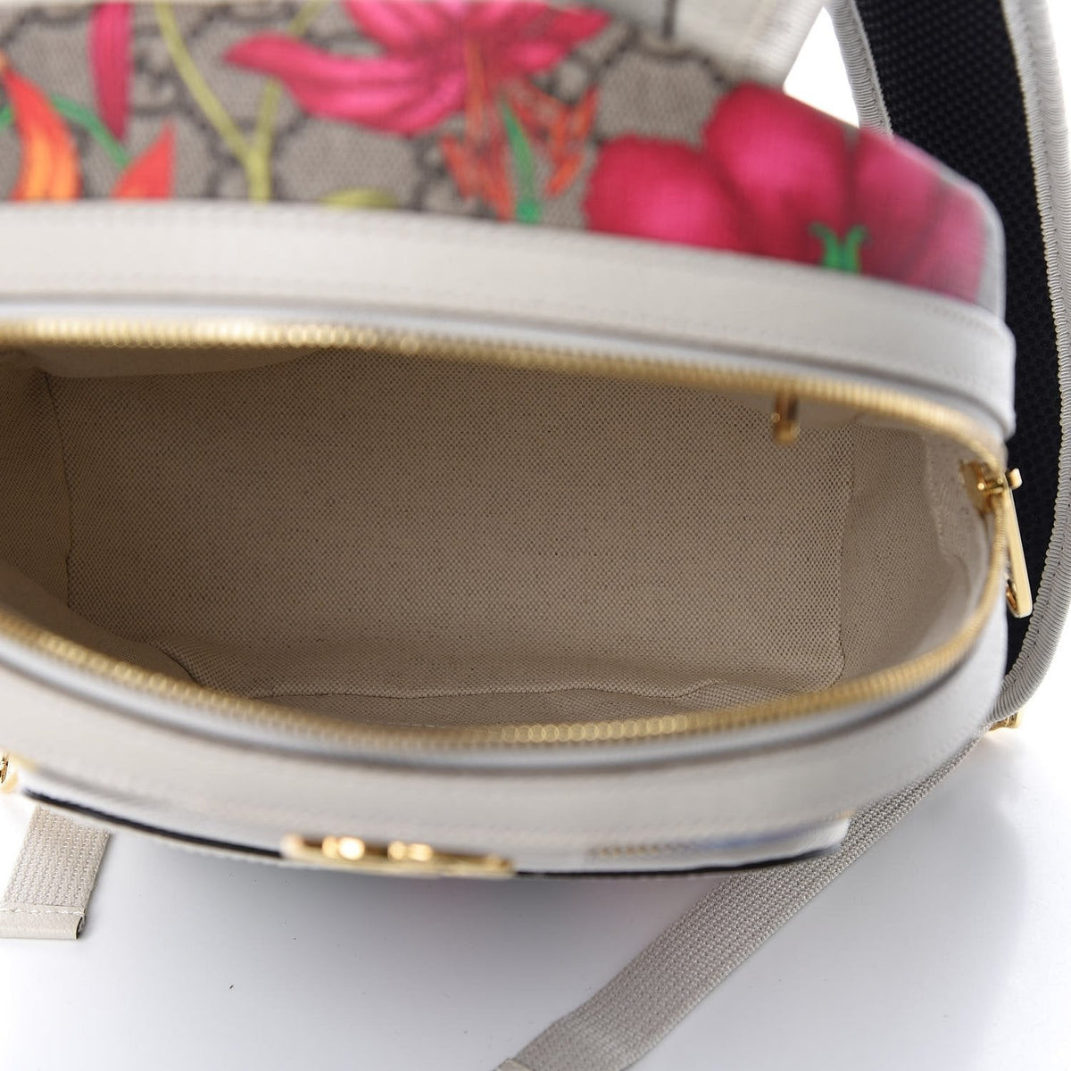 Gucci Flora Backpack, GG Supreme Monogram, Small Day Bag