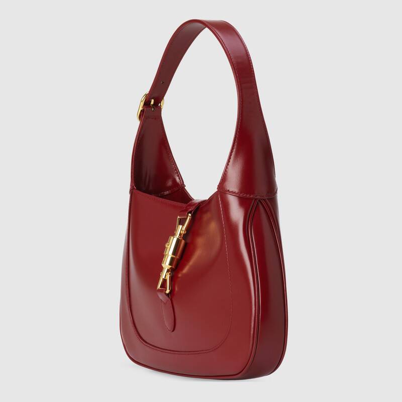 Gucci Jackie 1961 Medium Shoulder Bag Red Leather