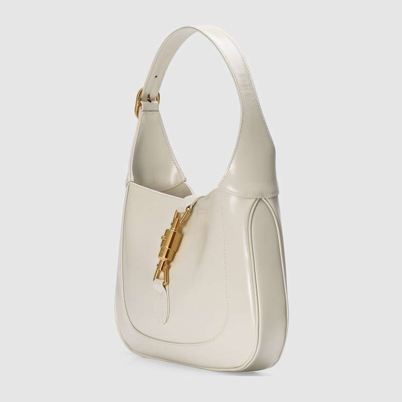 Gucci Jackie 1961 Medium Shoulder Bag White leather
