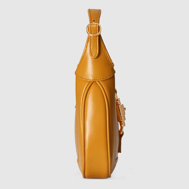 Gucci Jackie 1961 Small Shoulder Bag Yellow Leather