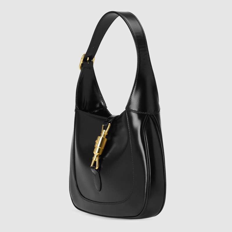 Gucci Jackie 1961 Small Shoulder Bag Black Leather