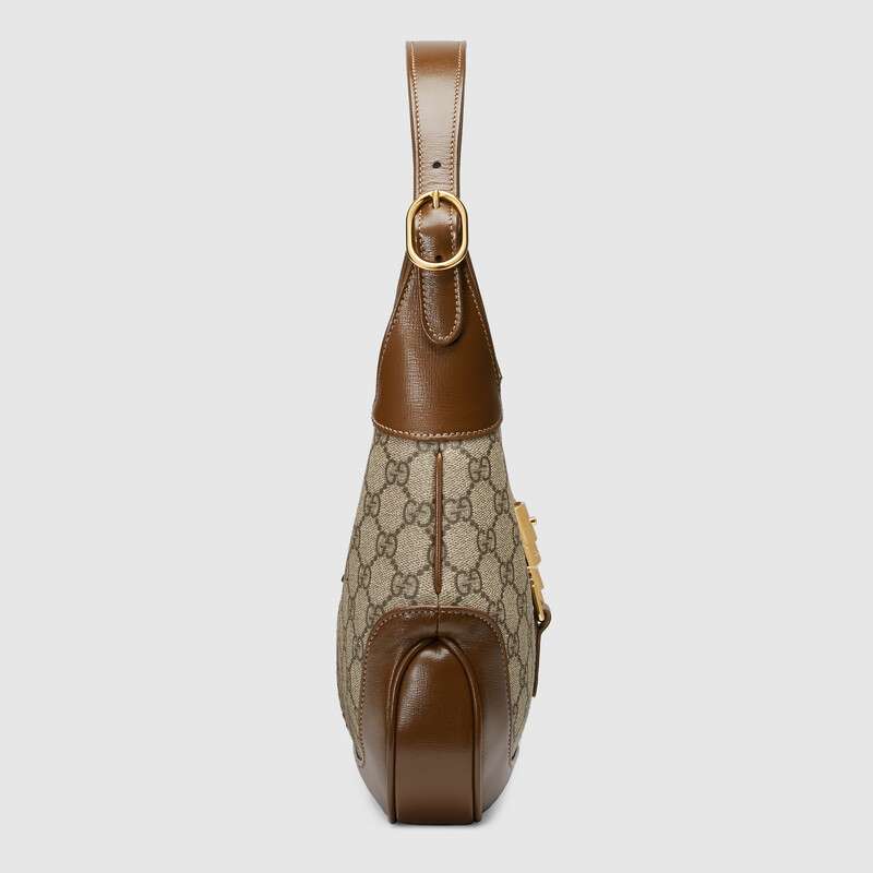 Gucci Jackie 1961 Medium Shoulder Bag Brown Leather