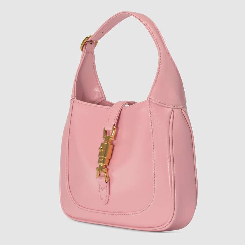 Gucci Jackie 1961 Small Shoulder Bag Light Pink Leather