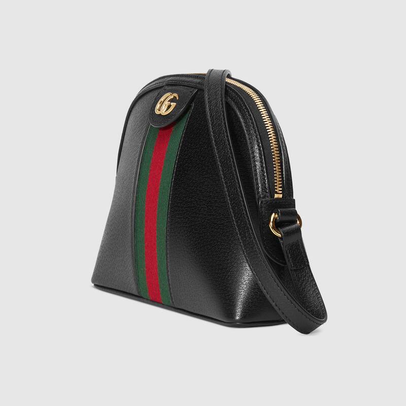 Gucci Ophidia Shoulder Bag, Small Black Leather