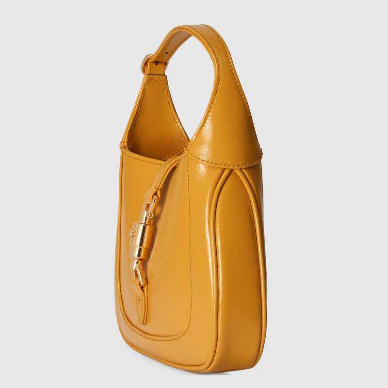 Gucci Jackie 1961 Small Shoulder Bag Yellow Leather