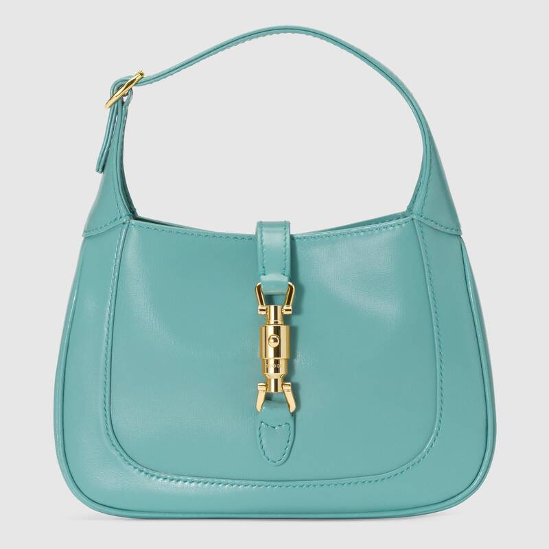 Gucci Jackie 1961 Small Shoulder Bag Light Blue Leather