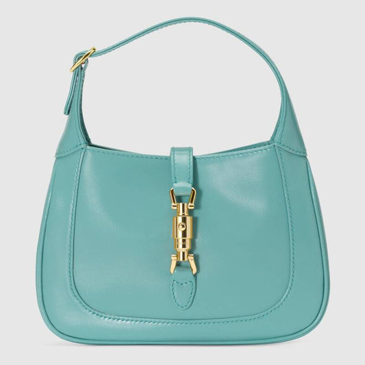 Gucci Jackie 1961 Small Shoulder Bag Light Blue Leather