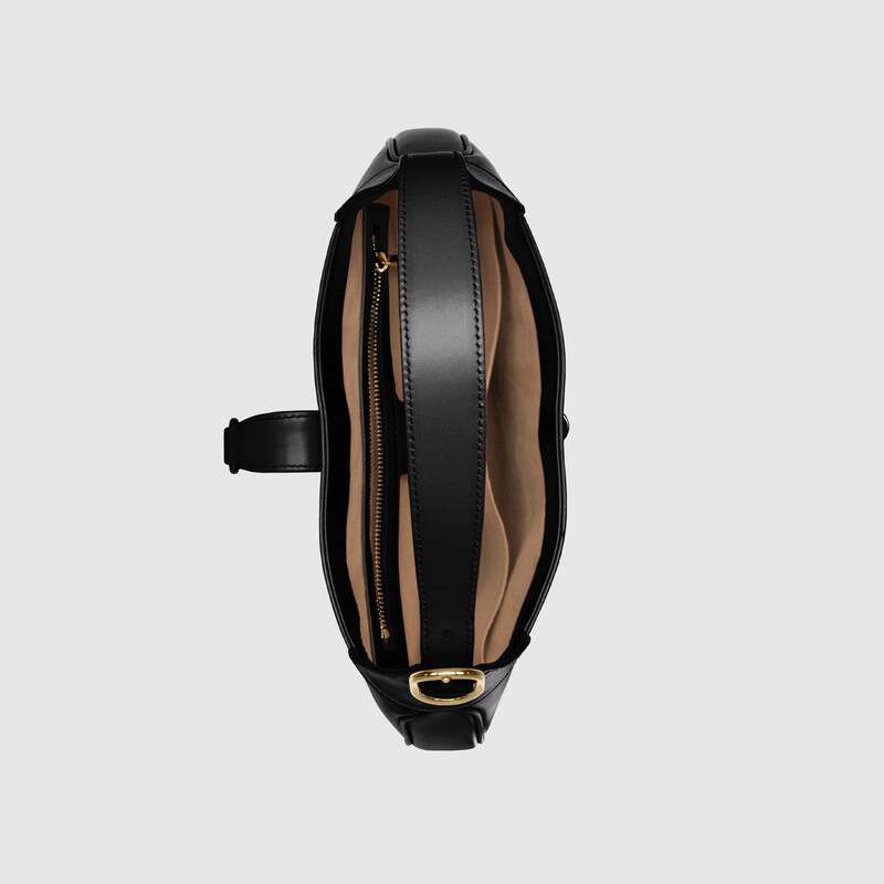 Gucci Jackie 1961 Small Shoulder Bag Black Leather