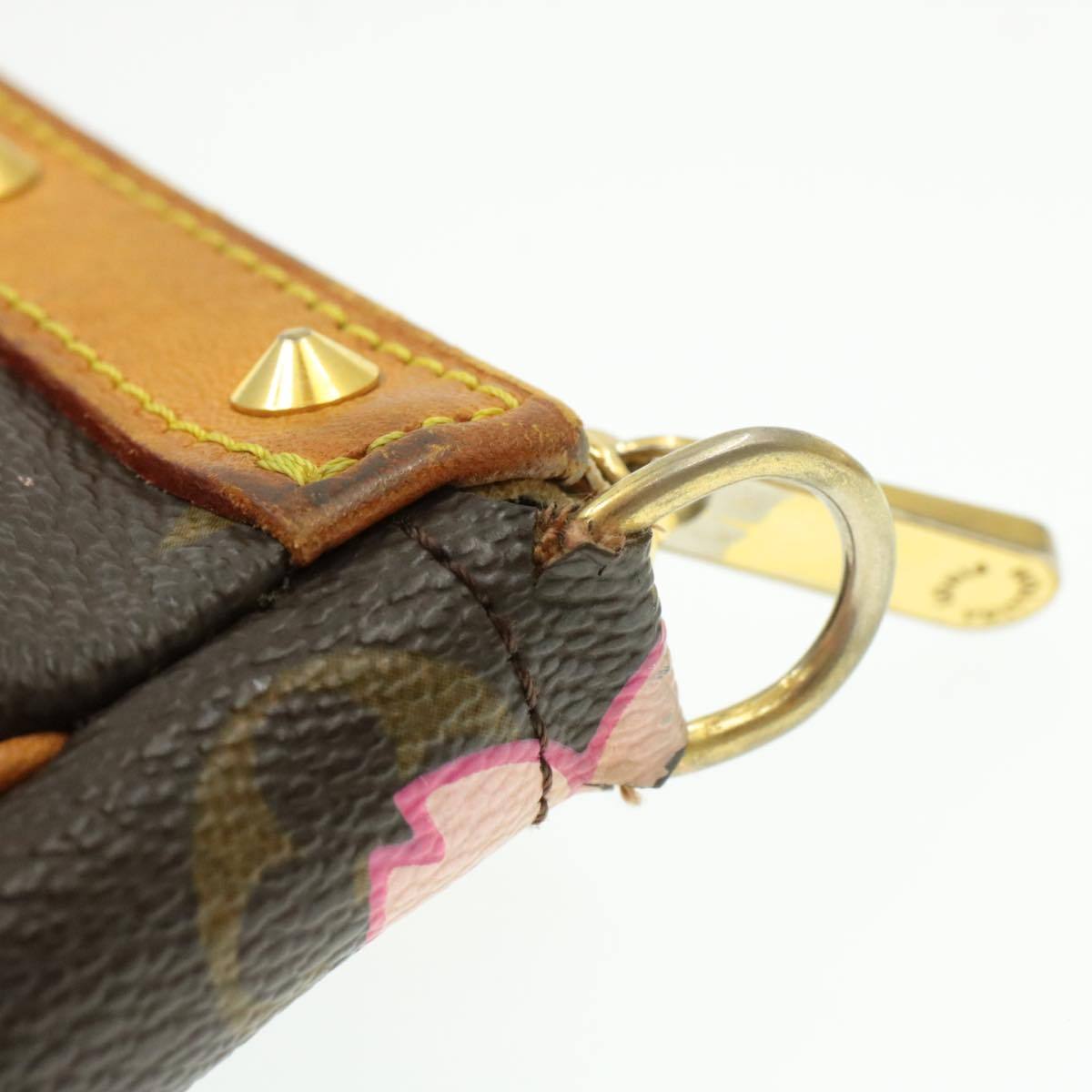 LV Cherry Blossom Pouch, Monogram Canvas Pochette, Vintage