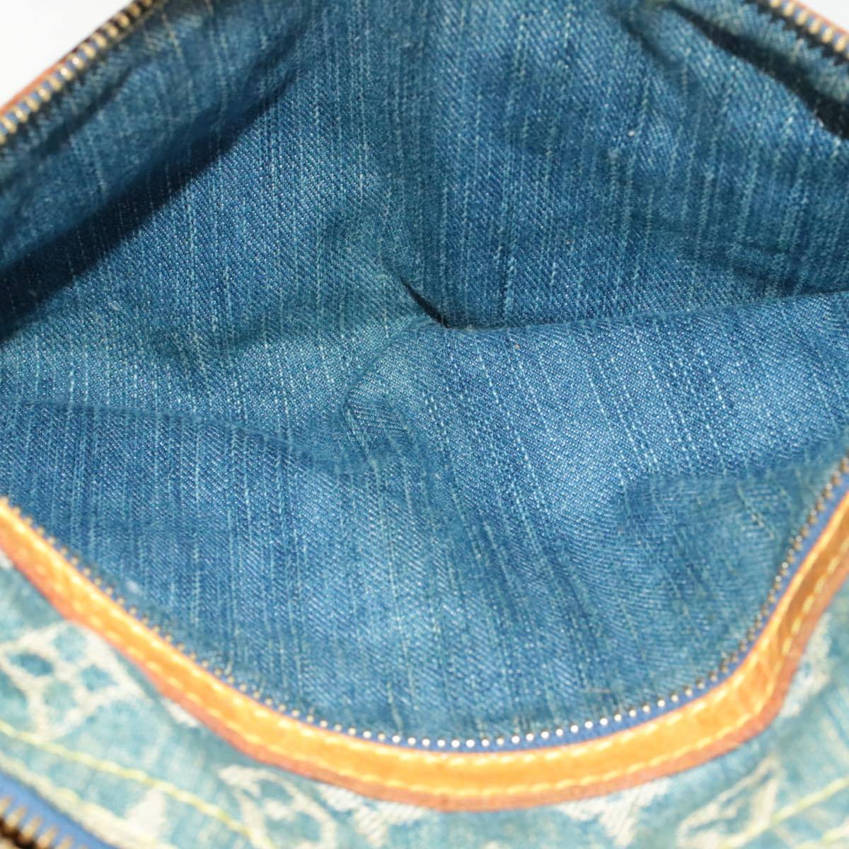 LV Denim Shoulder Bag, Monogram Buggy PM, Vintage Style