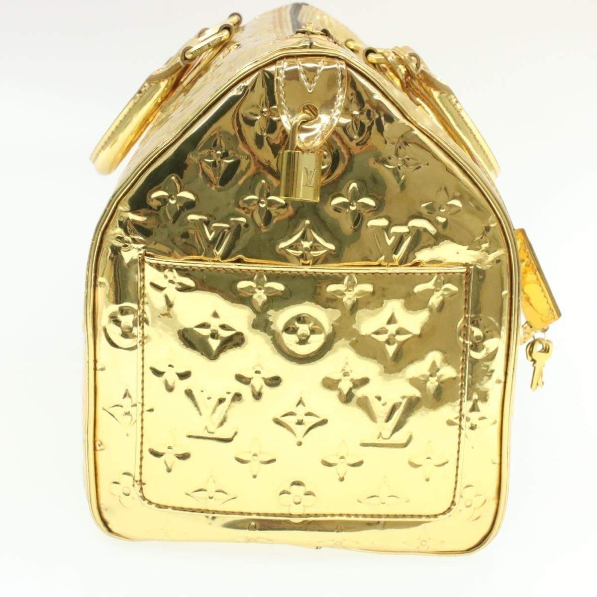 Gold Mirror Speedy 35, Louis Vuitton Monogram Handbag