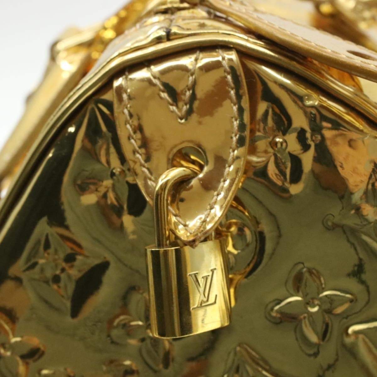 Gold Mirror Speedy 35, Louis Vuitton Monogram Handbag