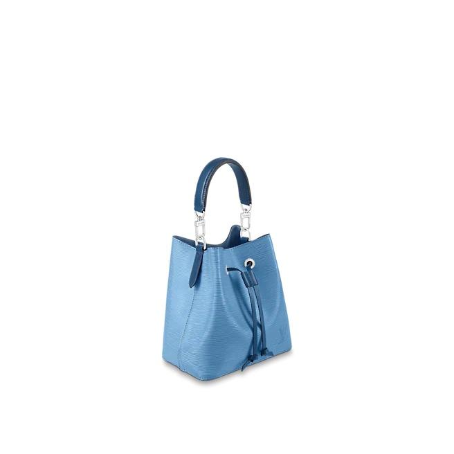 Louis Vuitton NéoNoé BB, Epi Leather Bucket Bag, Jacquard Strap
