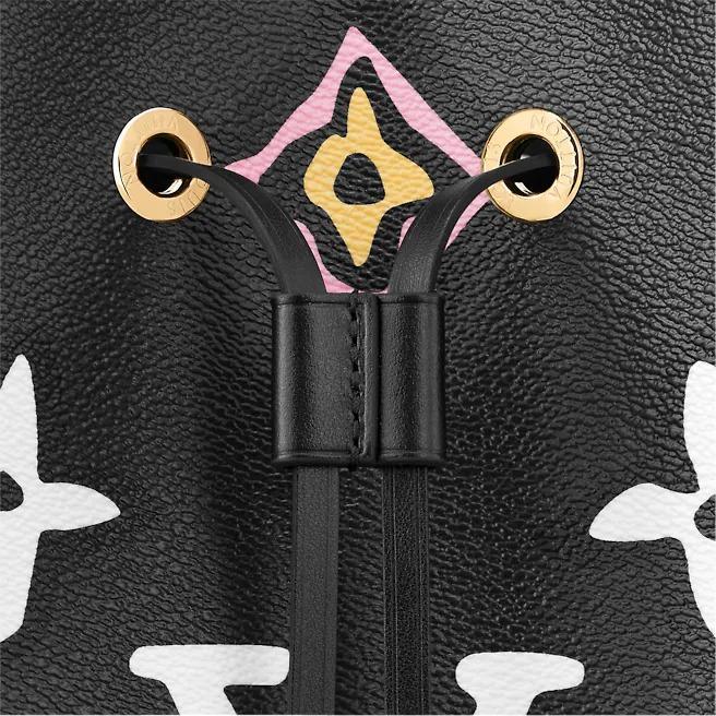 Louis Vuitton NéoNoé MM, Monogram Bucket Bag, Black