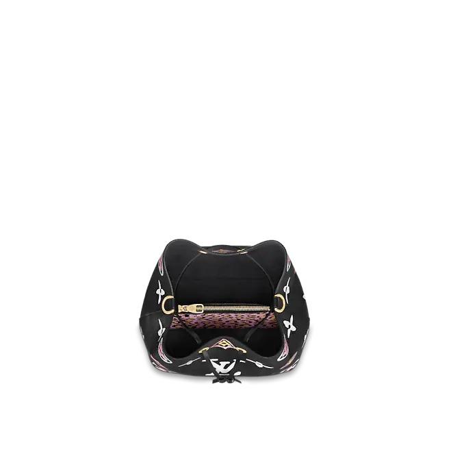 Louis Vuitton NéoNoé MM, Monogram Bucket Bag, Black