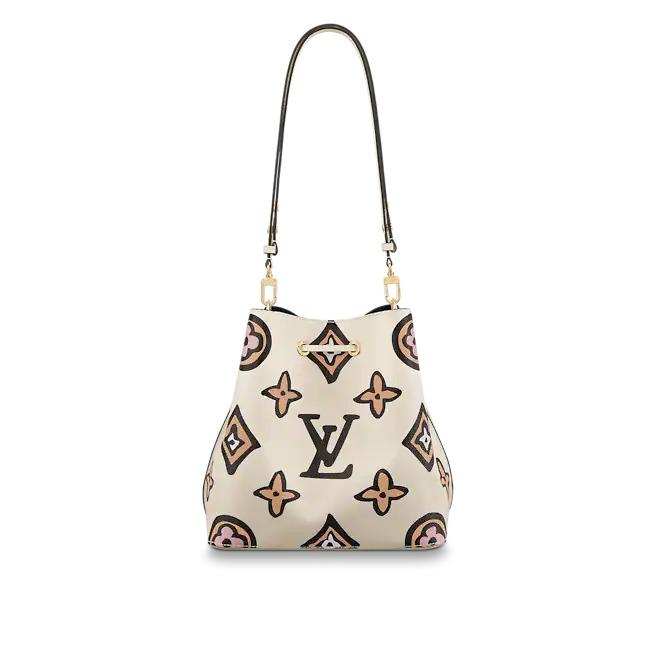 Louis Vuitton NéoNoé MM, Monogram Bucket Bag, Black