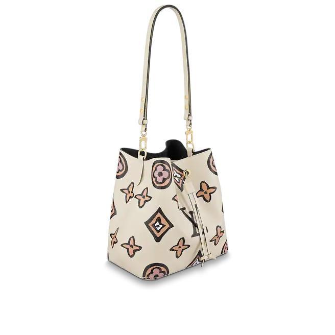 Louis Vuitton NéoNoé MM, Monogram Bucket Bag, Black