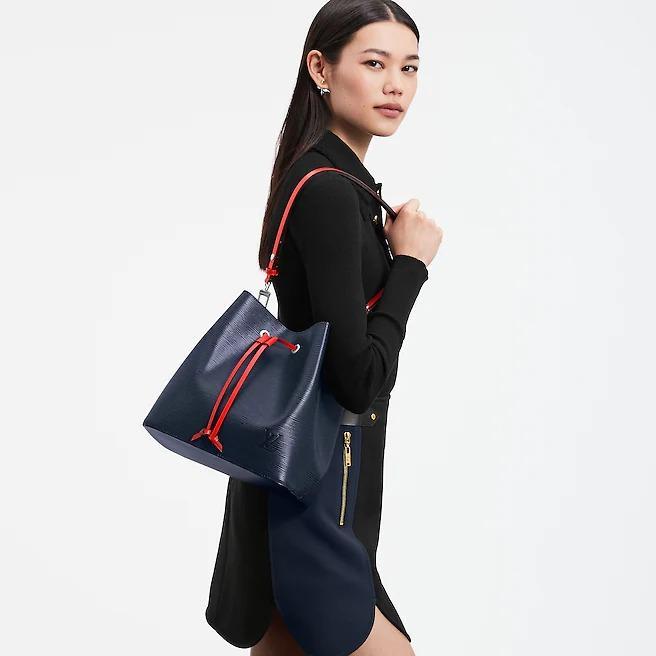 Louis Vuitton NéoNoé MM, Epi Leather Bucket Bag