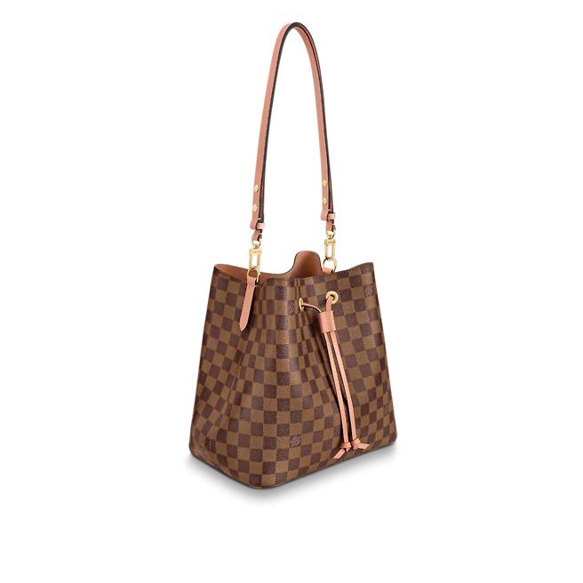 Louis Vuitton NéoNoé MM Damier Ebène Bucket Bag, Adjustable