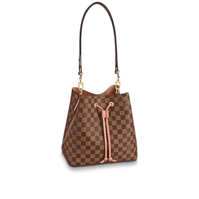 Louis Vuitton NéoNoé MM Damier Ebène Bucket Bag, Adjustable