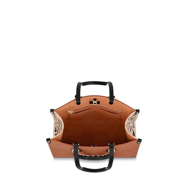 Louis Vuitton OnTheGo MM, Wild At Heart Empreinte Tote