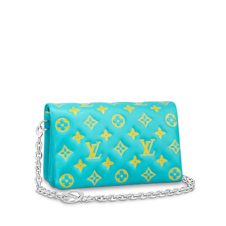 Pochette Coussin Replica, Monogram Lambskin, Removable Chain