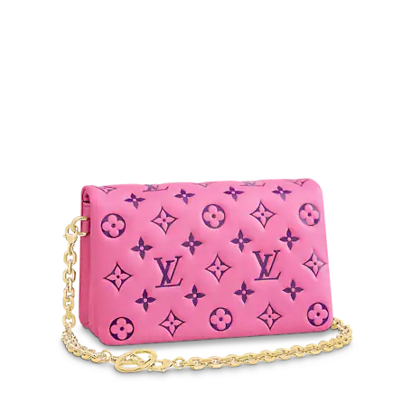 Pochette Coussin Replica, Monogram Lambskin, Removable Chain
