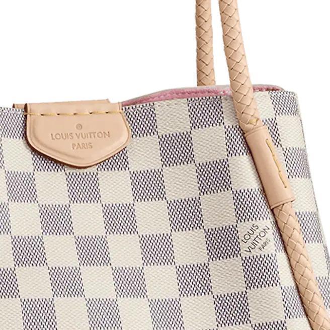 Louis Vuitton Propriano, Damier Azur Shoulder Tote
