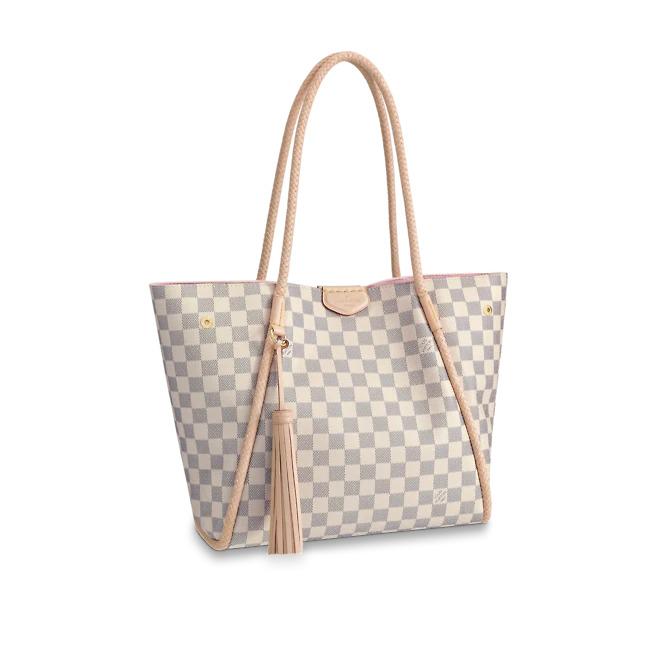 Louis Vuitton Propriano, Damier Azur Shoulder Tote