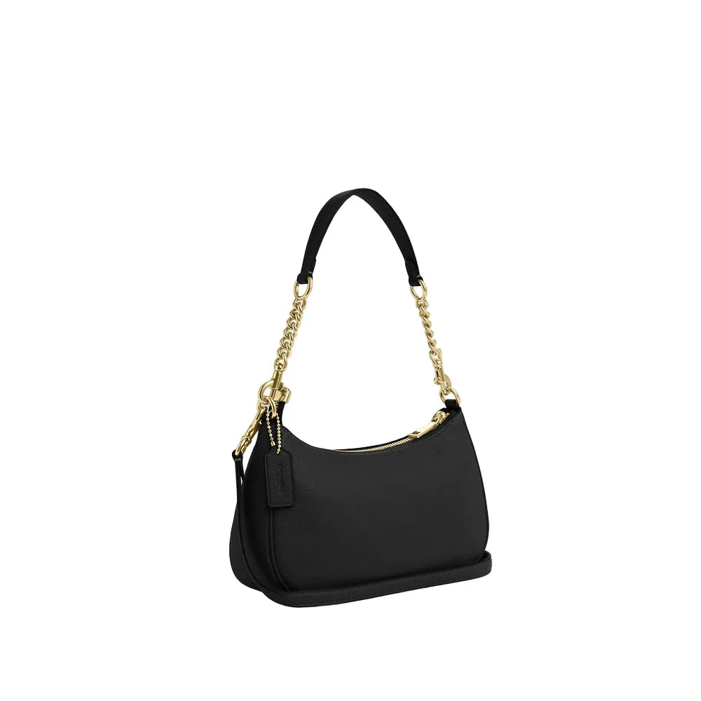 Coach Teri Shoulder Bag In Signature Canvas - Gold/Black