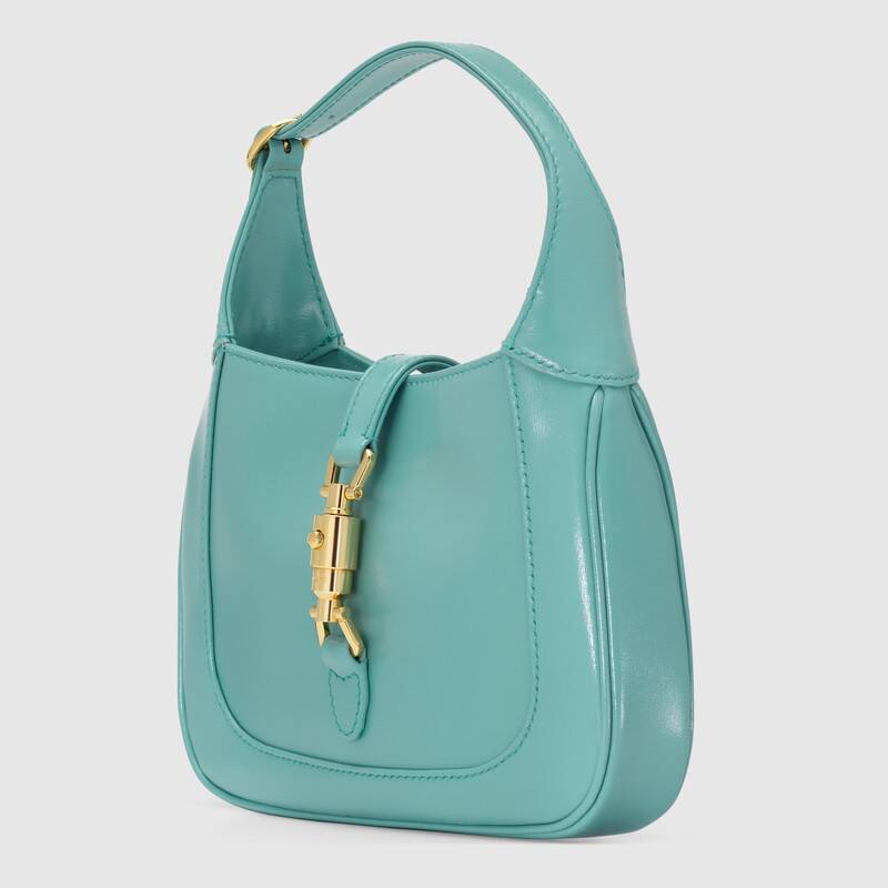 Gucci Jackie 1961 Small Shoulder Bag Light Blue Leather