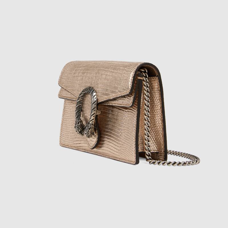 Gold Lizard Mini Bag, Gucci Dionysus Super, US Exclusive