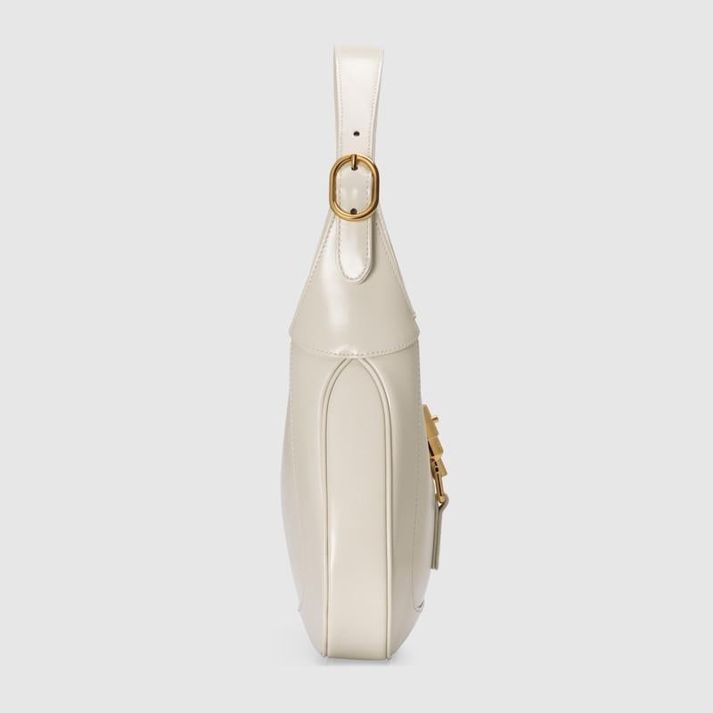Gucci Jackie 1961 Medium Shoulder Bag White leather